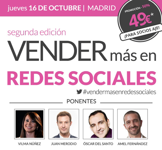 16 de octubre: Vender más en Redes Sociales