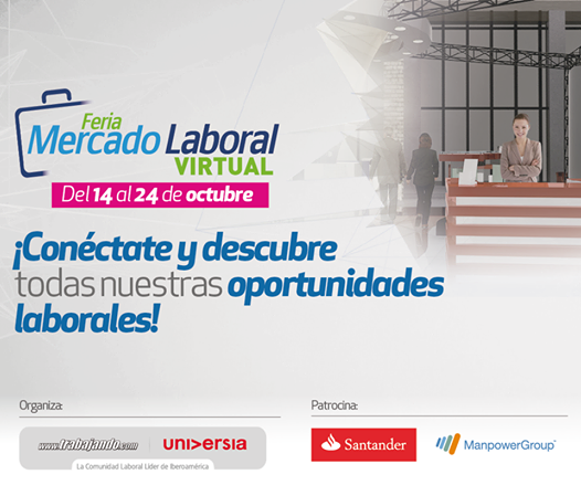 Vuelve la Feria Mercado Laboral Virtual