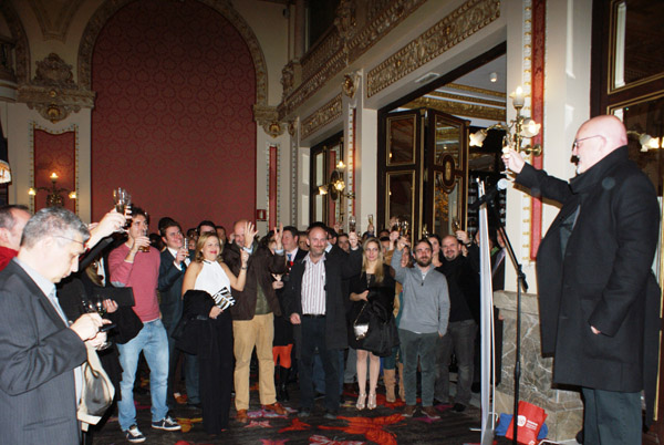 El brindis de Navidad de AJE Madrid reunió a más de 300 emprendedores en Gran Vía