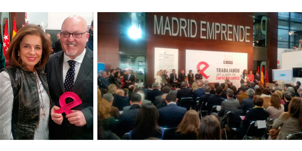 Madrid Emprende reconoce la labor de AJE Madrid con los emprendedores