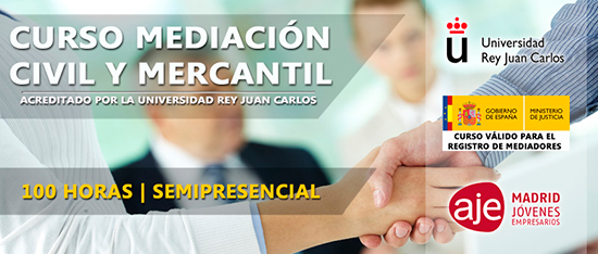 4 de Mayo a 10 de Junio: Curso semipresencial “Mediación Civil y Mercantil”