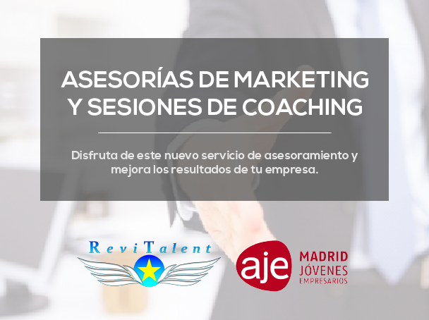 Asesorías de marketing y sesiones de coaching con Revitalent